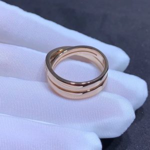 Cartier Women Rings Natural Diamond 18K Rose Gold Custom (2)