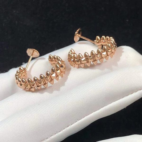 Cartier Womens Earring Custom 18K Rose Gold (2)