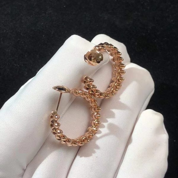 Cartier Womens Earring Custom 18K Rose Gold (2)