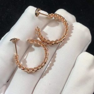 Cartier Womens Earring Custom 18K Rose Gold (2)