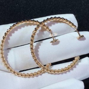 Clash De Cartier Earrings Women Big Size Custom 18K Rose Gold (2)