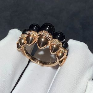 Clash De Cartier Rings Custom Natural Diamond 18K Rose Gold (2)