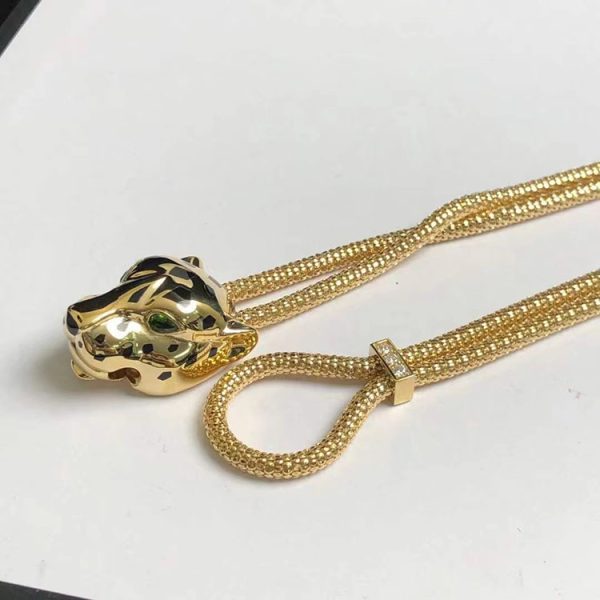 Panthere De Cartier Necklace Custom 18K Gold (2)