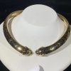 Panthère De Cartier Necklace Custom Natural Agate 18K Gold (2)