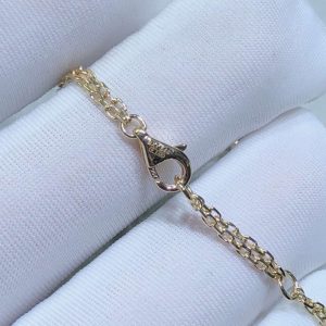 Panthère De Cartier Necklace Custom Natural Diamond 18K Gold Womens (2)