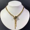 Panthère De Cartier Necklace Natural Diamond 18K Gold Custom (2)