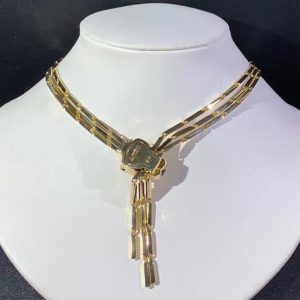 Panthère De Cartier Necklace Natural Diamond 18K Gold Custom (2)