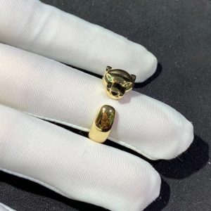 Panthère De Cartier Ring Custom Natural Gemstones 18K Gold (2)