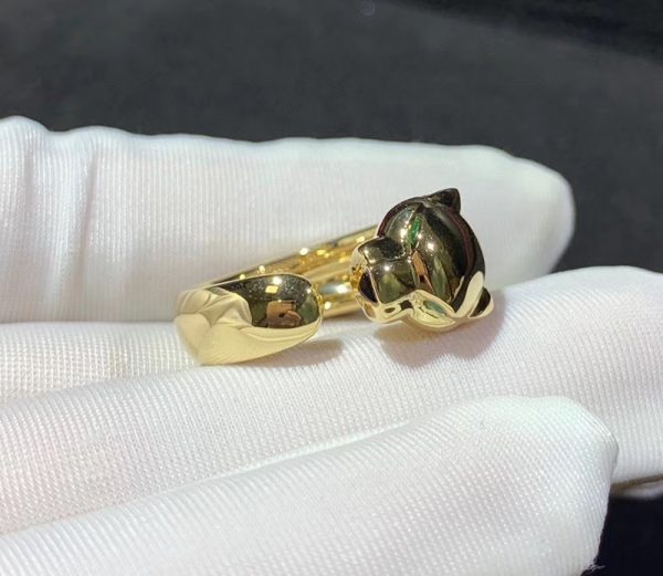 Panthère De Cartier Ring Custom Natural Gemstones 18K Gold (2)