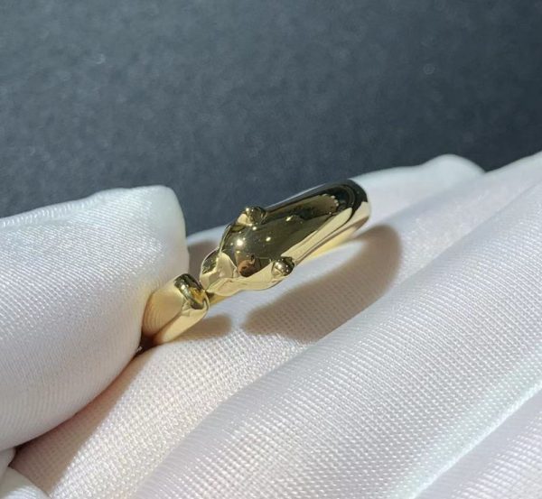 Panthère De Cartier Ring Custom Natural Gemstones 18K Gold (2)