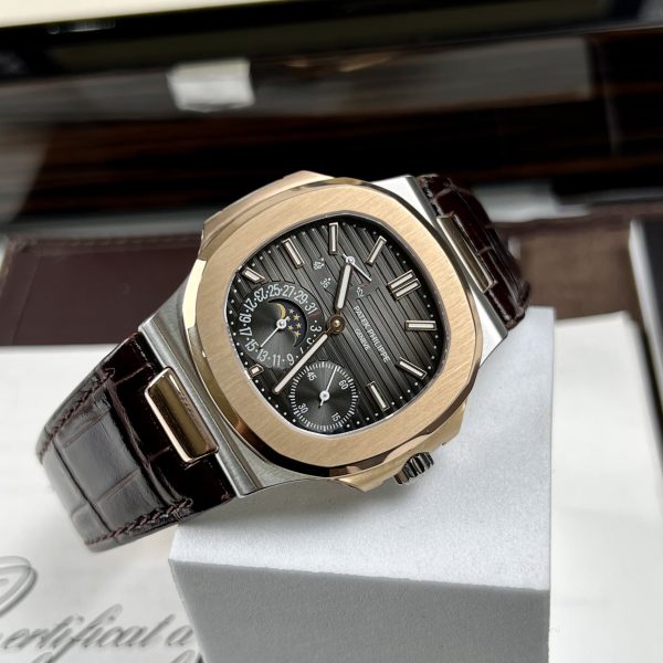 Patek Philippe Replica Watch Nautilus 5712 Leather Strap GR Factory 40mm (7)