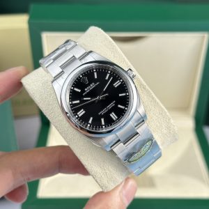 Replica Rolex Watch Oyster Perpetual 126000 Black Dial Clean Factory 36mm (11)