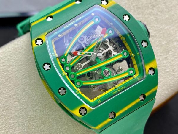 Richard Mille RM59-01 Yohan Blake Tourbillon Carbon Best Replica 43x50mm (1)