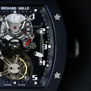 Richard Mille Replica Watch RM001 Tourbillon Black Ceramic 42mm (5)