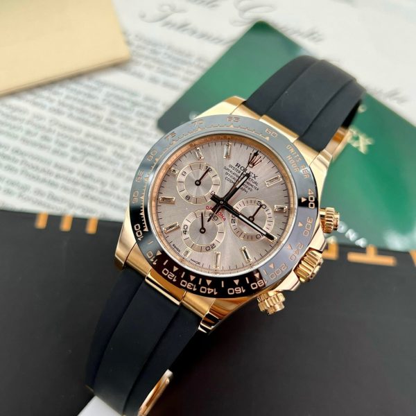 Rolex Daytona 116515LN Best Replica Rose Gold Wrapped BT Factory 40mm (9)