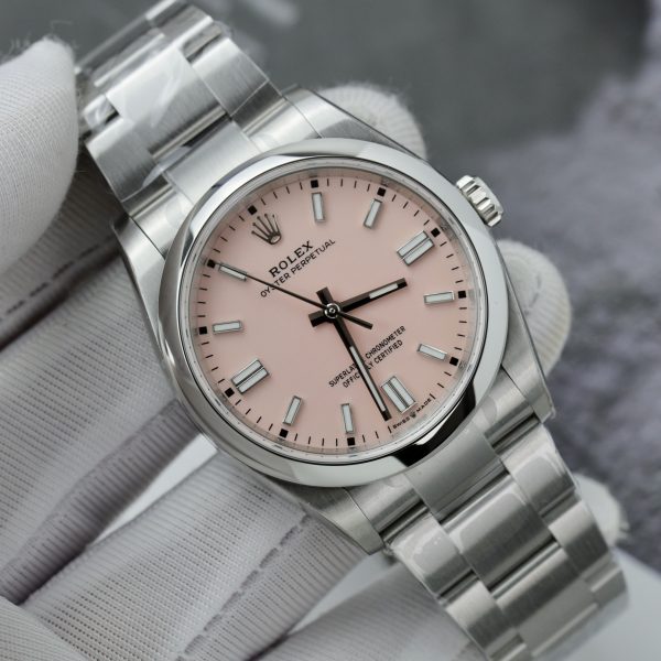 Rolex Oyster Perpetual 124300 Replica Watch Pink Dial TW Factory 40mm (1)