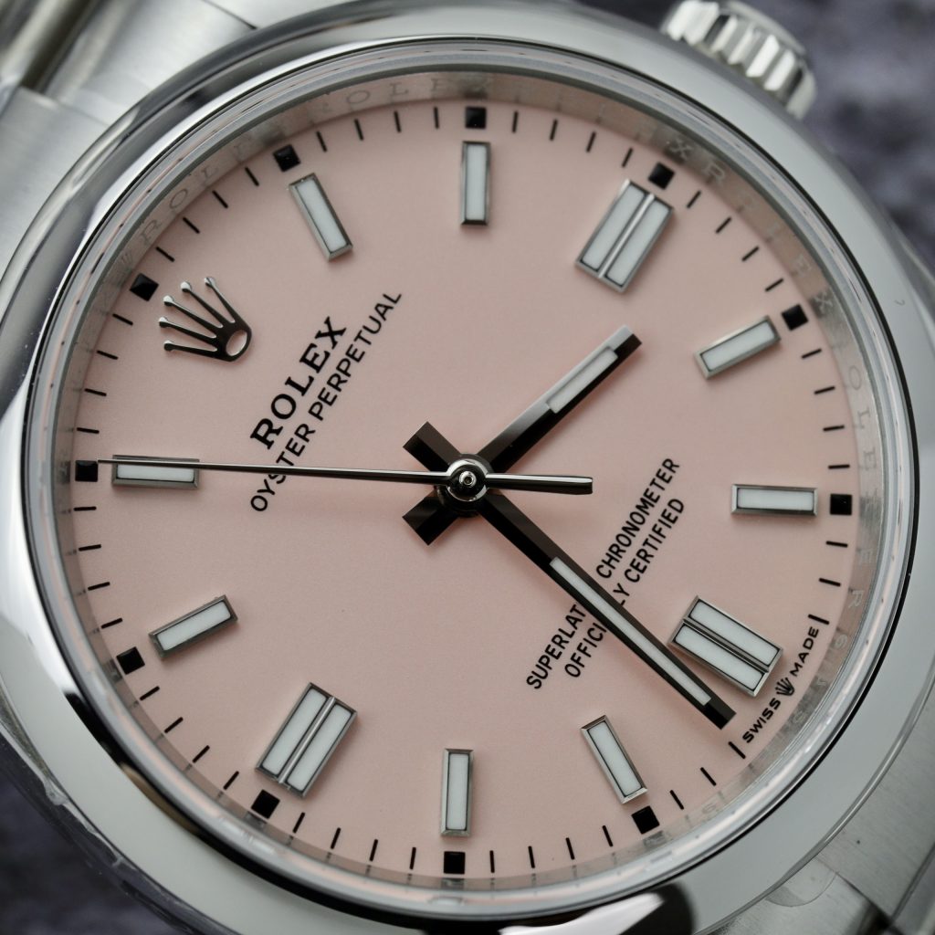 Rolex Oyster Perpetual 124300 Replica Watch Pink Dial TW Factory 40mm (1)