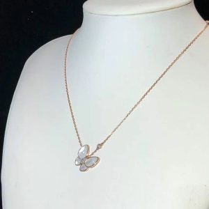 Van Cleef & Arpels Womens Necklace Custom Mother Of Pearl 18K Rose Gold (2)