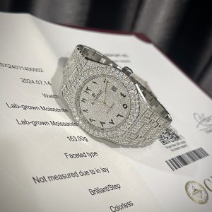 Audemars Piguet Iced Out Full Moissanite Diamonds Customs Best Replica 41mm (3)