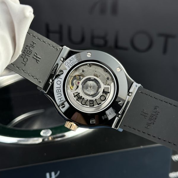 Hublot Classic Fusion Black Ceramic Demi King Gold Movement SW300 JJZ 42mm (2)