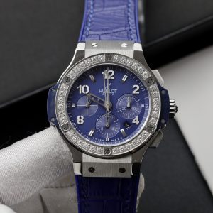 Hublot Customs Bezel Moissanite Diamonds Big Bang Chronograph 44mm (11)