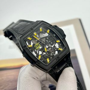 Hublot MP-06 Tourbillon Ceramic Black Best Replica Watch 45mm (4)