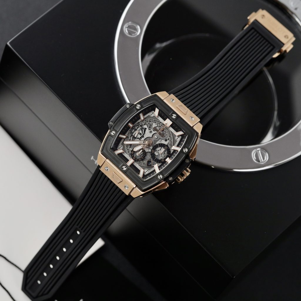 Hublot Spirit Of Big Bang King Gold Bezel Ceramic Best Replica 42mm (1)