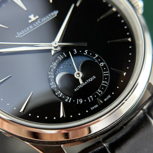 Jaeger Lecoultre Master Ultrathin Moon Black Dial Best Replica Watch 39mm (4)