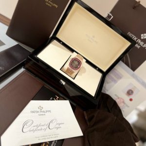 Patek Philippe Nautilus 5723 Customs Synthentic Red Ruby 18K Gold Wrapped 40mm