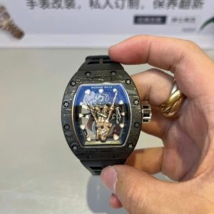 Richard Mille RM66 Best Replica Customs Tourbillon + 18K Gold + Carbon (9)