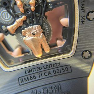 Richard Mille RM66 Best Replica Customs Tourbillon + 18K Gold + Carbon (9)