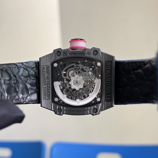 Richard Mille Replica Watches RM67-02 Carbon Blue Strap 39x48mm