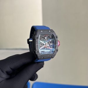 Richard Mille Replica Watches RM67-02 Carbon Blue Strap 39x48mm