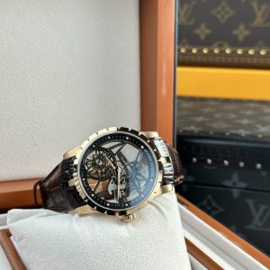 Roger Dubuis Replica Watch Excalibur Skeleton RDDBEX0393 BBR 42mm (12)