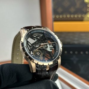 Roger Dubuis Replica Watch Excalibur Skeleton RDDBEX0393 BBR 42mm (12)