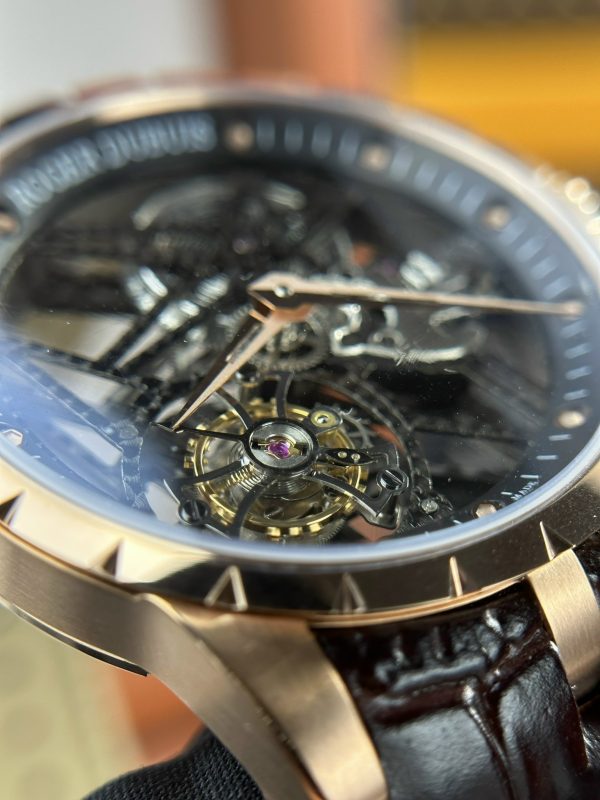 Roger Dubuis Replica Watch Excalibur Skeleton RDDBEX0393 BBR 42mm (12)