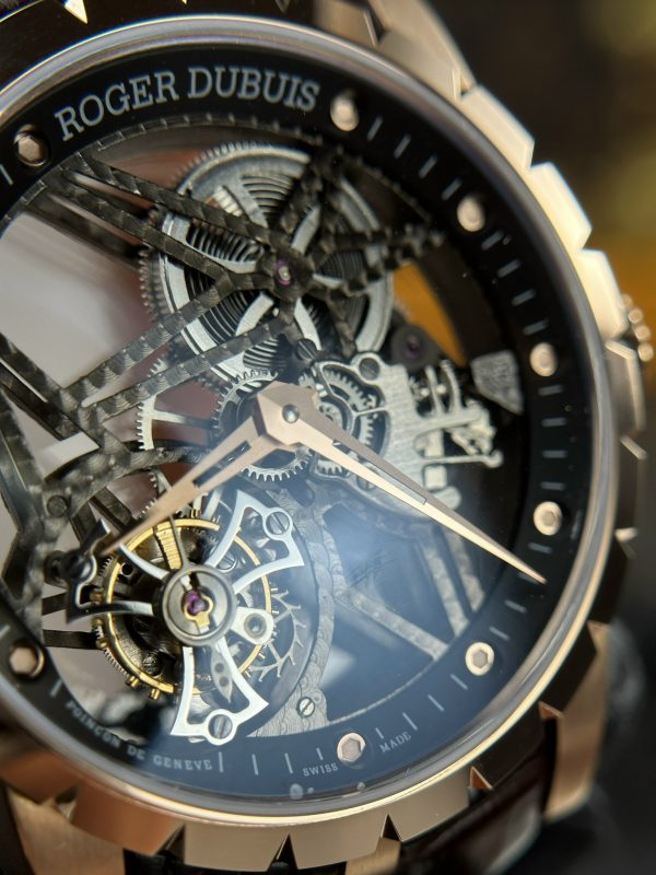 Roger Dubuis Replica Watch Excalibur Skeleton RDDBEX0393 BBR 42mm (12)