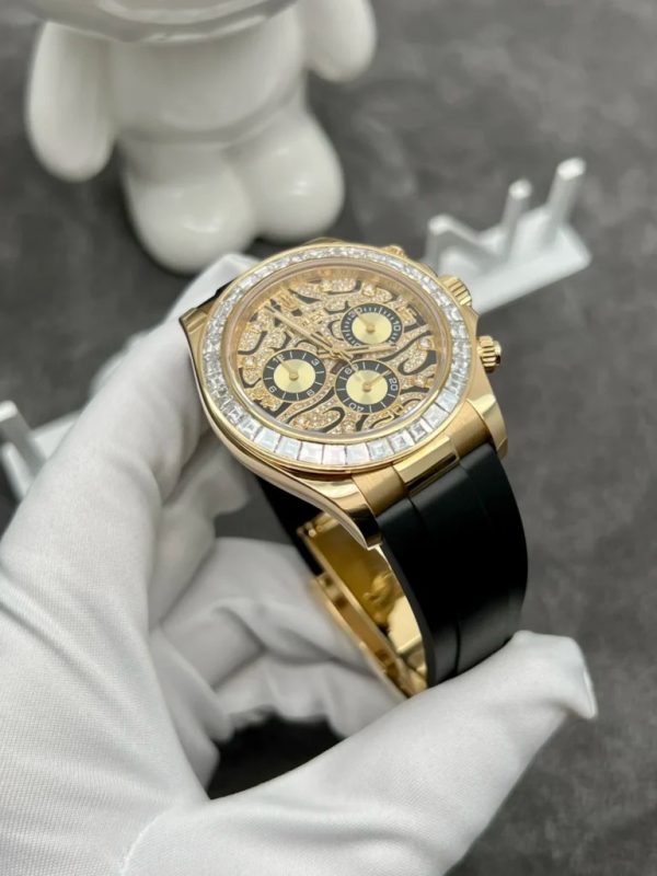 Rolex Cosmograph Daytona 116588TBR Solid Gold Diamonds 40mm (7)