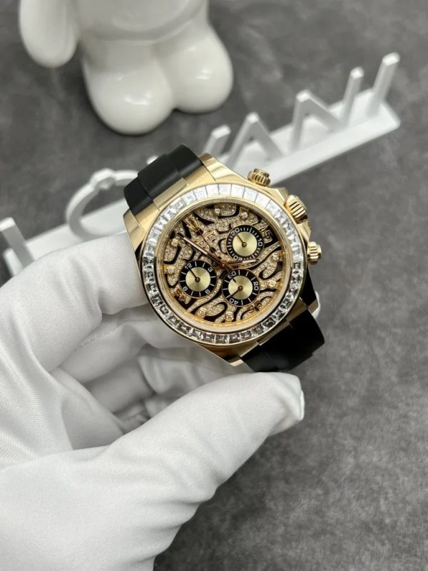 Rolex Cosmograph Daytona 116588TBR Solid Gold Diamonds 40mm (7)