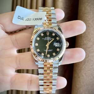 Rolex DateJust Rose Gold Wrapped Black Dial GM Factory 36mm (7)