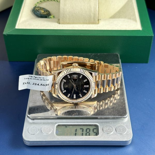 Rolex Day-Date 228235 Gold Wrapped Best Replica 178 Gram GM Factory 40mm (5)