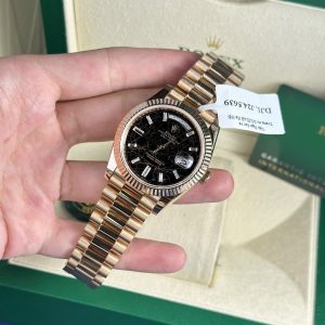 Rolex Day-Date 228235 Gold Wrapped Best Replica 178 Gram GM Factory 40mm (8)