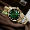 Rolex Day-Date 228238-0069 Green Ombre Replica Watch QF Factory 185 Grams 40mm (1)