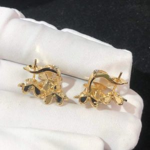 Van Cleef & Arpels Frivole Earring Custom Natural Diamond 18K Gold (2)