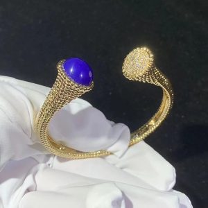 Van Cleef & Arpels Perlée Couleurs Bracelet Custom Natural Diamond 18K Gold (2)