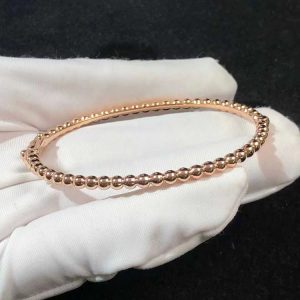 Van Cleef & Arpels Perlée Pearls Bracelet Womens Custom 18K Rose Gold (2)