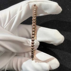 Van Cleef & Arpels Perlée Pearls Bracelet Womens Custom 18K Rose Gold (2)