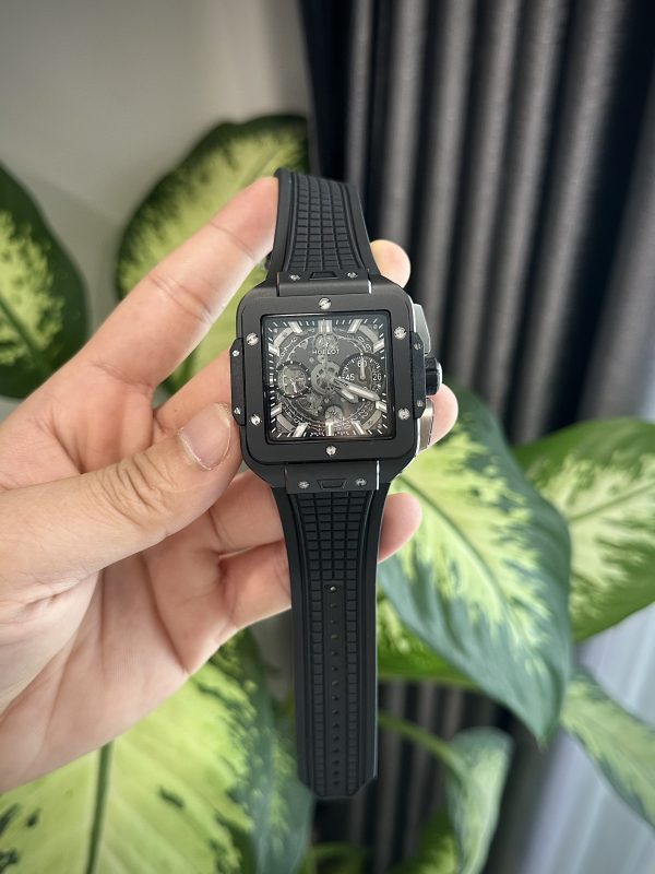 Hublot Square Bang Unico Black Ceramic Best Replica BBF Factory 42mm (6)