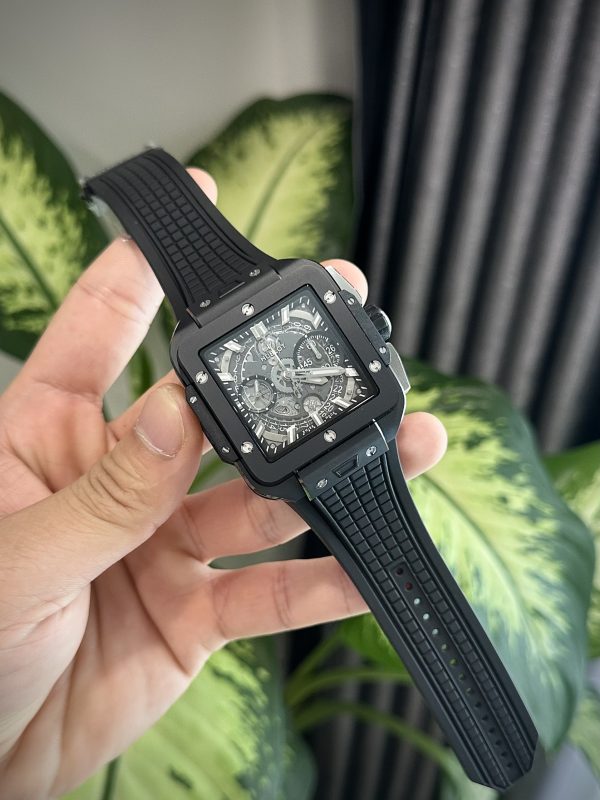 Hublot Square Bang Unico Black Ceramic Best Replica BBF Factory 42mm (6)