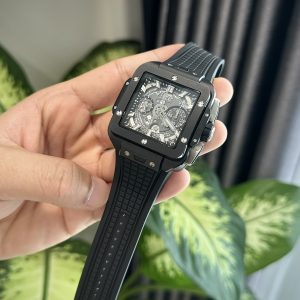 Hublot Square Bang Unico Black Ceramic Best Replica BBF Factory 42mm (6)